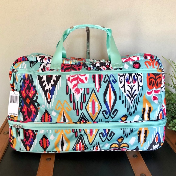 Vera Bradley Bags Vera Bradley Rolling Duffel Wheeled Carry On Bag